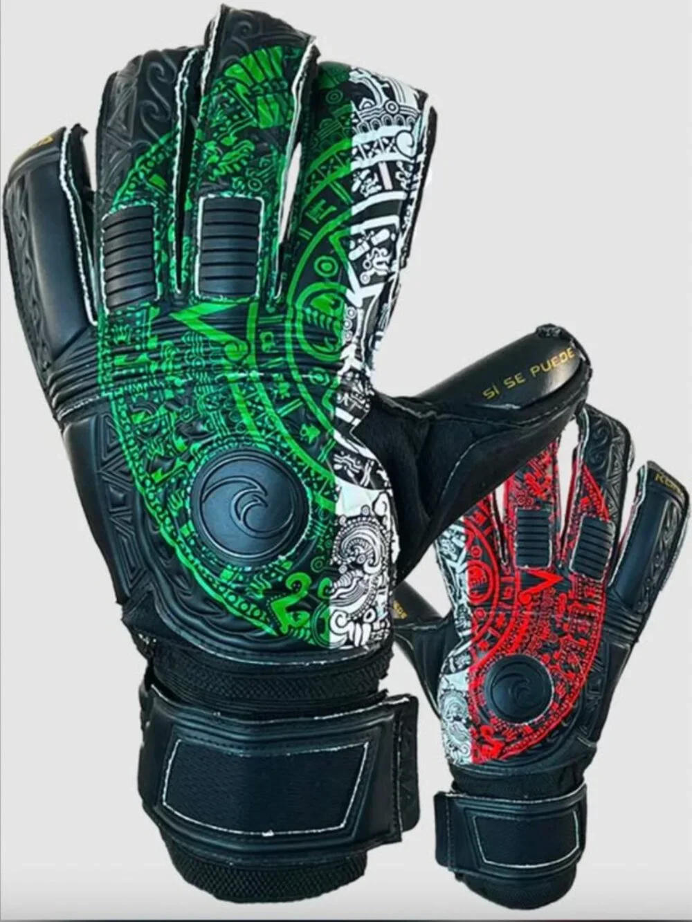 NEW West Coast Goalkeeping Kona El Tri Mexico Goalkeeper Gloves Sz 10 Green Red